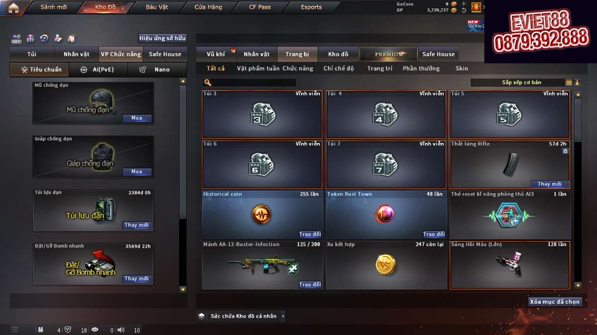 shop acc cf uy tin gia re
